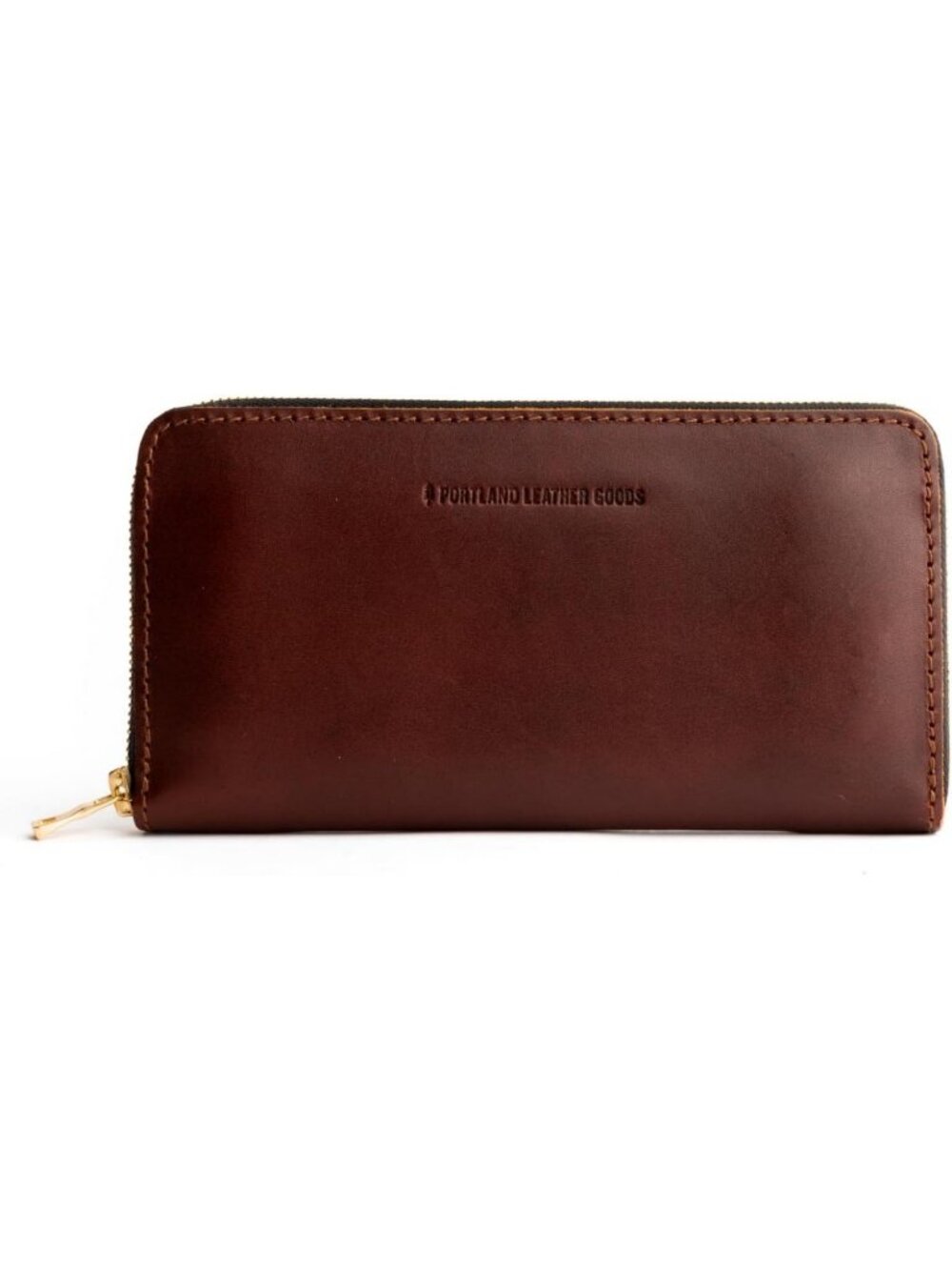 Stylish Women's Accordion Zip Wallet in Cognac - Compact, Functional & Chic